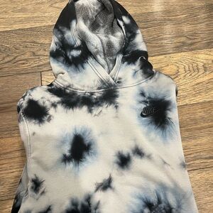 Nike Black and Gray Hoodie